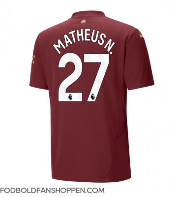Manchester City Matheus Nunes #27 Tredjetrøje 2024-25 Kortærmet